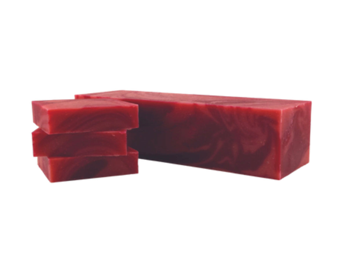 Raspberry Mint Cold Process Soap