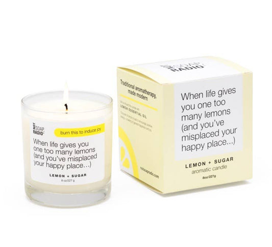 When life gives you one too many lemons...candle