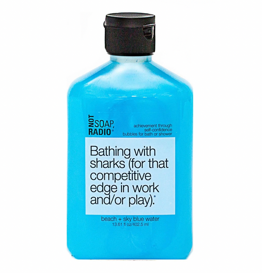 Bathing with sharks bath/shower gel