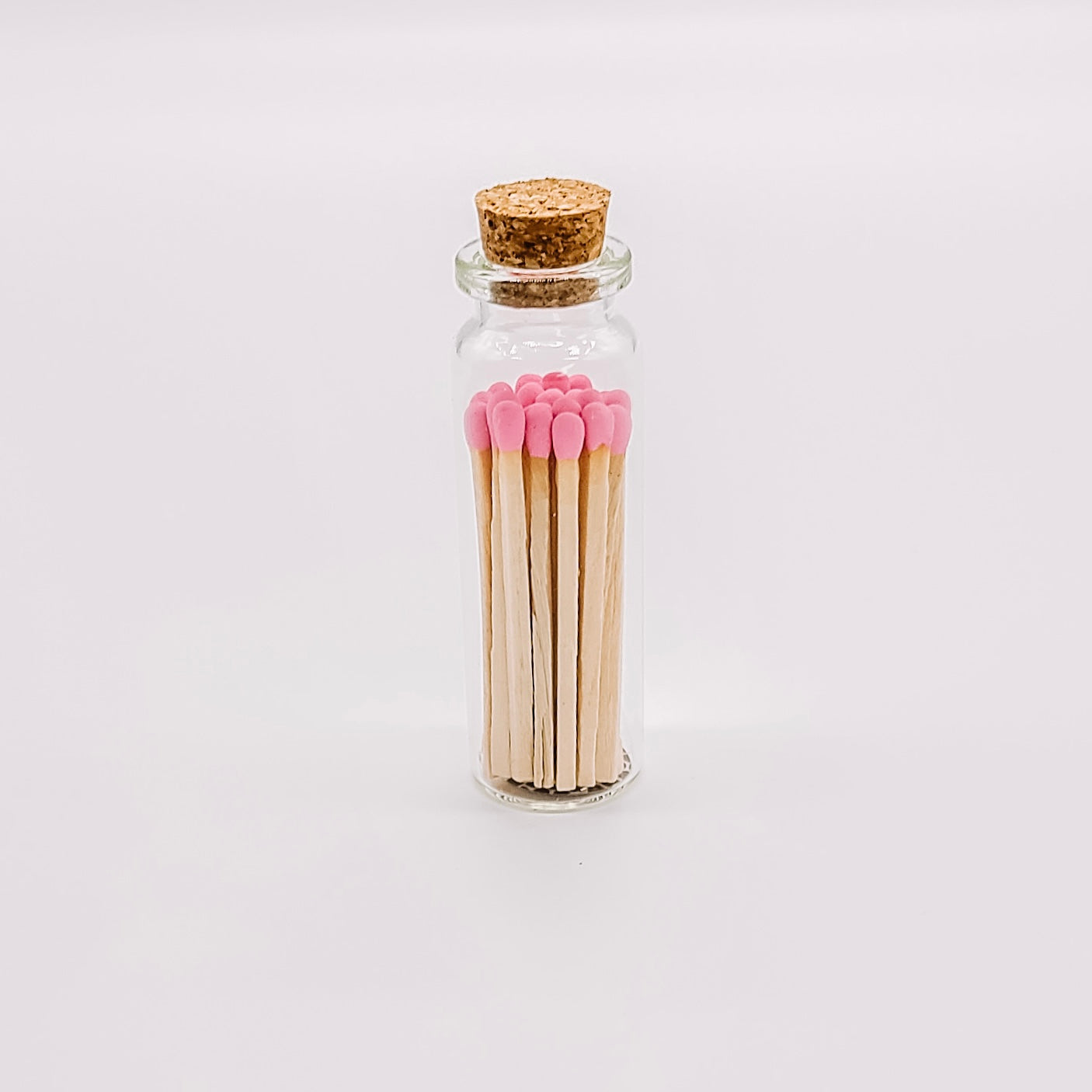 Pink Flamingo Matches in Small Corked Vial