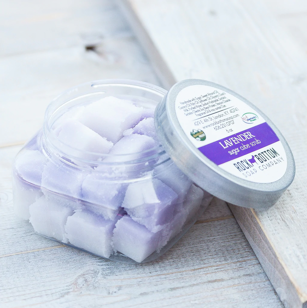 Lavender Goat Milk Sugar Cube Scrubs