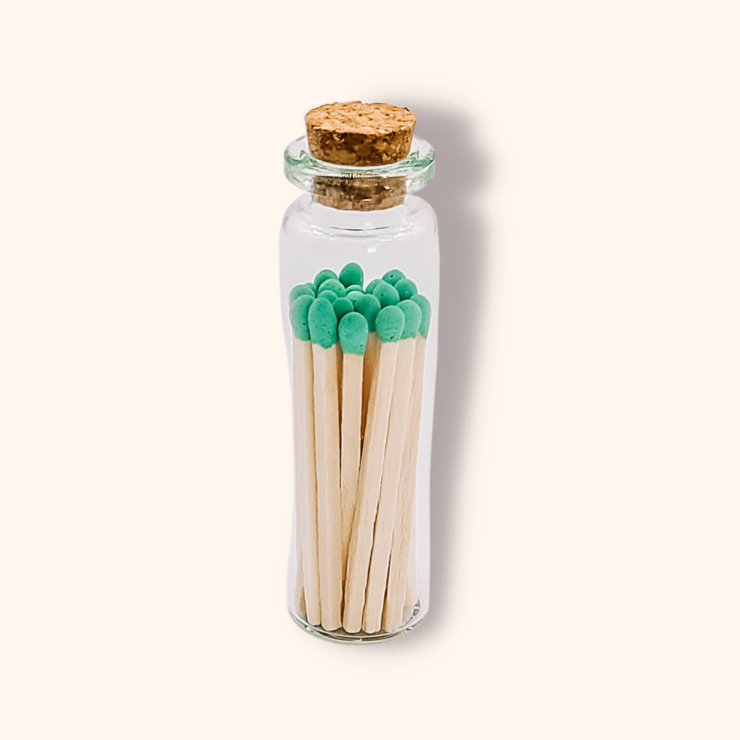 Mint Matches in Small Corked Vial